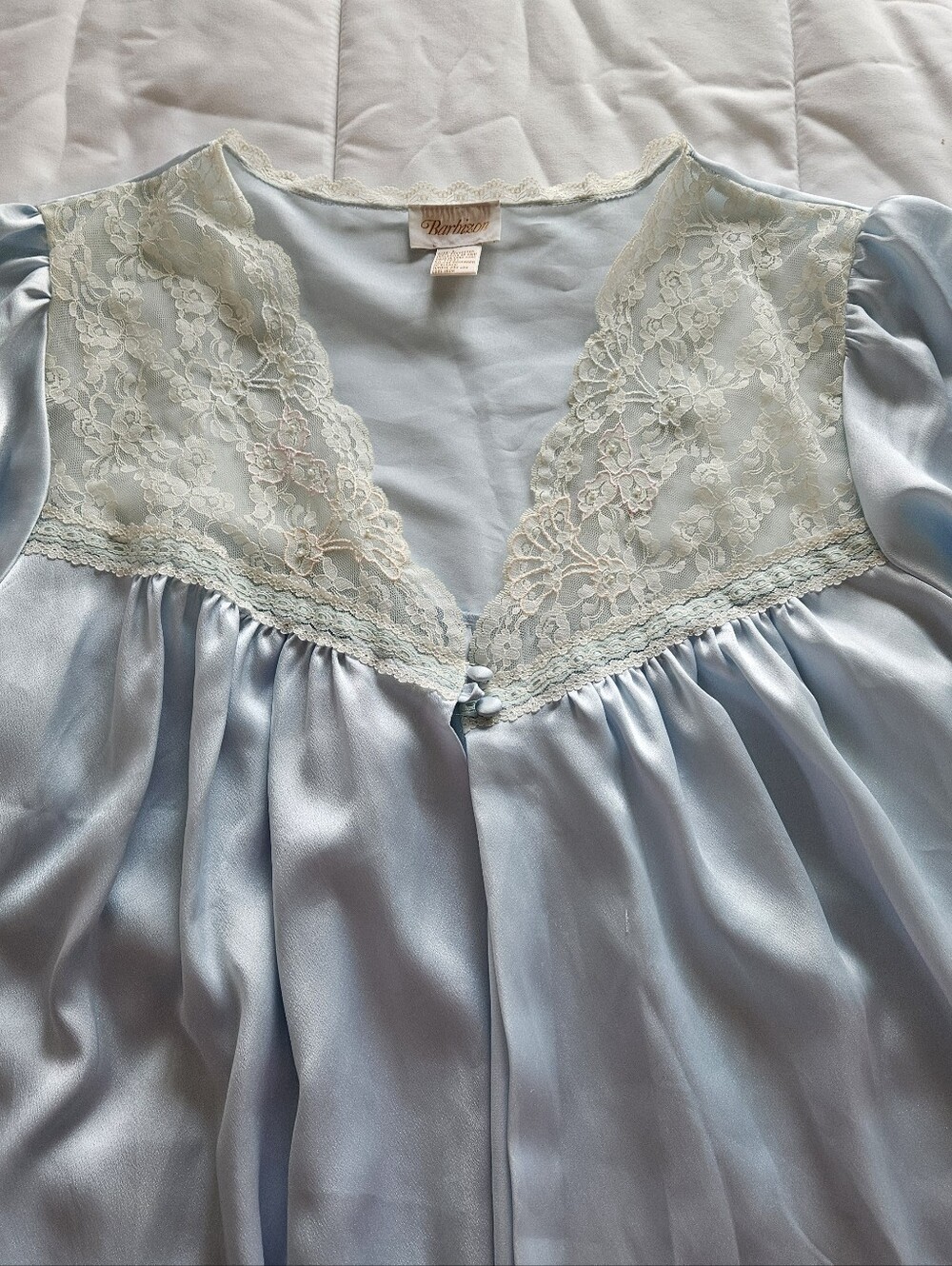 Vintage Barbizon Satiny Robe - Picture 3 of 9